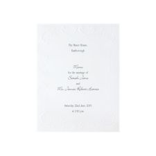 Romance Menu Card