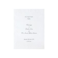 Romance Order of Service