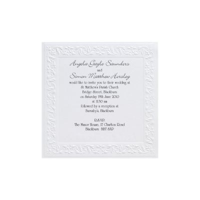 Evening wedding invitations glasgow